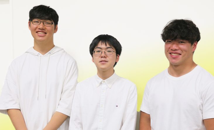 五十公野さん、土橋さん、奥定さん