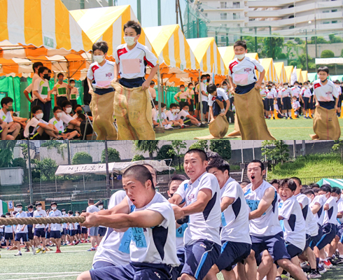 豊山 体育祭の様子