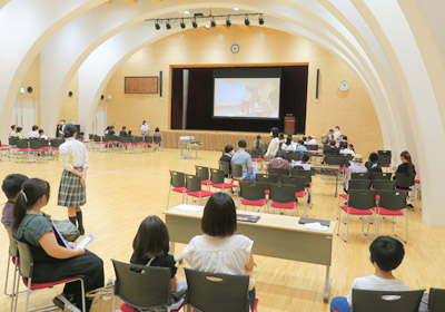学校説明会のようす