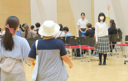 学校説明会のようす