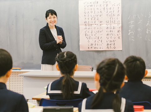 昭和学院小の授業の様子