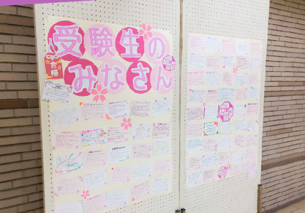 受験生のみなさんへのメッセージ