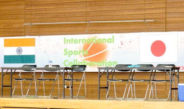 試合に参加した生徒たちの寄せ書きも