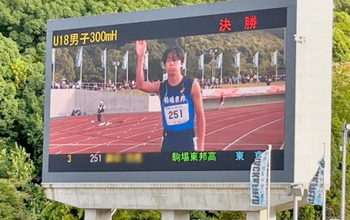 決勝に出場したK.F.さんの写真