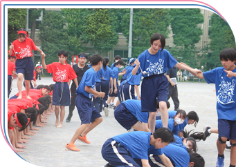体育祭のようす