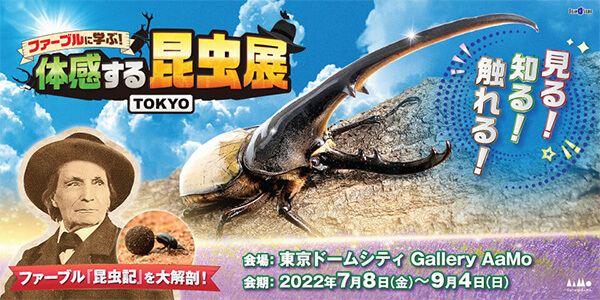 ファーブルに学ぶ!体感する昆虫展TOKYO