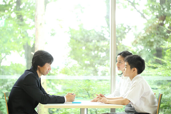 学校説明会で先生のファンになる