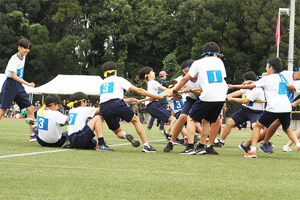 日本大学藤沢高等学校・藤沢中学校の体育祭の「竹取物語」