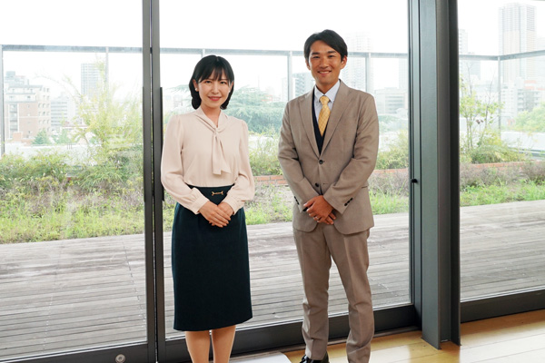 巣鴨「中央新校舎ラウンジ」にて撮影