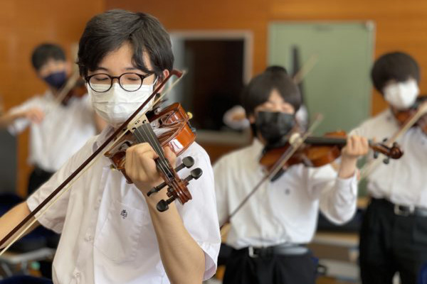 城北のヴァイオリン授業
