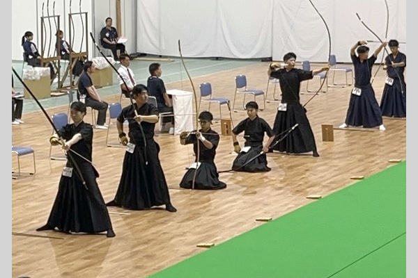 弓道部の写真