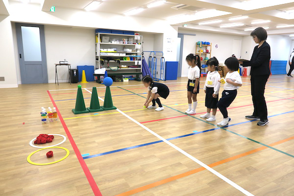 行動観察の授業の様子