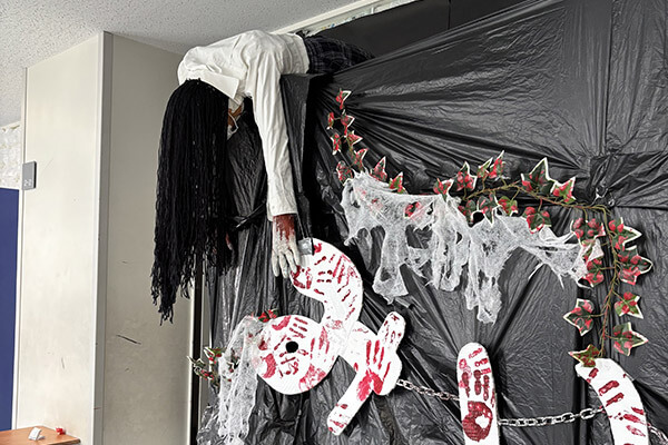 お化け屋敷の装飾