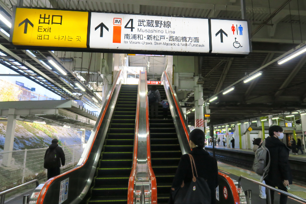 西国分寺駅乗り換え